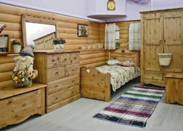 Комплект мебели для спальни Старая сосна К023