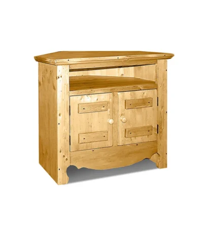 Тумба под ТВ угловая ММСТ 002-35 из массива сосны