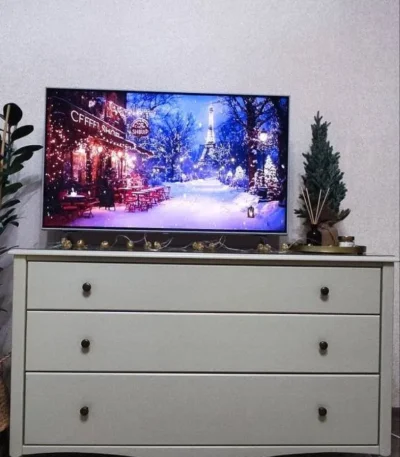 Тумба под телевизор Флорис серая ВРК751